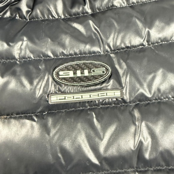 Adidas Originals Porsche Design Men Black Puffer Vest G72699 XL 911s Rallye Y2K - Picture 10 of 15